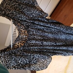 Leopard Print Blouse